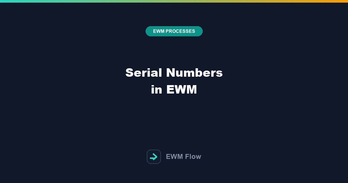 Serial Numbers in EWM